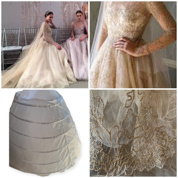 MONIQUE LHULLIER PLATINUM | Elizabeth | Spring 2015 | Ballgown wedding dress - Picture 4 of 16